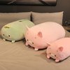 Jensquaify Pig Plush Pillow Soft Pig Stuffed Animal Toy Piggy Body Pillow, 23.6"