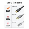 CableCreation USB C to C Cable 3FT, 10Gbps Data Transfer, 4K@60Hz Video, 100W USB C Charging Cable for Android Auto USB C External SSD MacBook iPad, Galaxy S24/S23+, iPhone 16 15 Pro Max, Pixel 9/8/7+