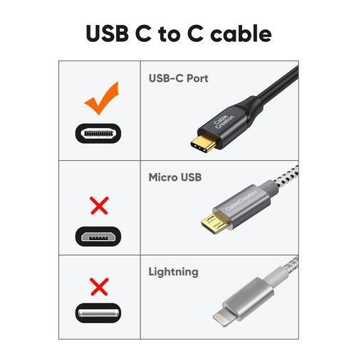 CableCreation USB C to C Cable 3FT, 10Gbps Data Transfer, 4K@60Hz Video, 100W USB C Charging Cable for Android Auto USB C External SSD MacBook iPad, Galaxy S24/S23+, iPhone 16 15 Pro Max, Pixel 9/8/7+