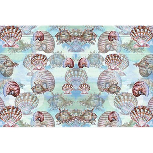 Betsy Drake DM094 Coastal Shells Door Mat, 18" x 26"