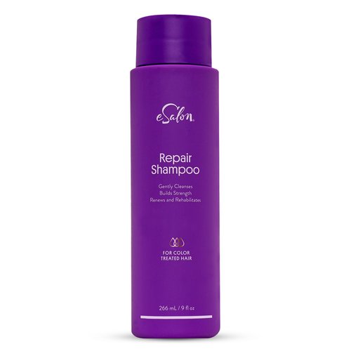 eSalon Hair Shampoo for Color-Treated Hair, Repair Color Care Shampoo (9 Fl Oz) - Sulfate-Free (SLS and SLES) to Prevent Color Fade - Renews, Strengthens, & Improves Dry Colored Hair