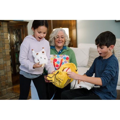 Taco Cat Goat Cheese Pizza Plush Mittens Set - Wear While Playing for Ultimate Comfort for Kids, Teens and Adults - Great for Family Game Night - Ages 3+