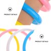 BESTOYARD Plastic Bangle Bracelets New Years Eve Party Supplies Candy Color Bracelet Party Favors Pack for Birthday Party (Random Color)