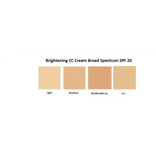 Brightening Color Correcting CC Cream SPF 20 mediam coverage - 4 in 1 - Foundation sunscreen anti aging moisturizer (Light)