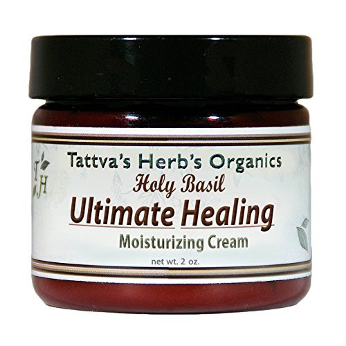 Tattva&#39;s Herbs Holy Basil Healing Cream, Body and Face Moisturizer for Dry Skin, Skin Healing Cre...