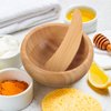 FOMIYES Clay Mask Bowl 1 Set Bamboo Mask Bowl Mini Wood Bowl Face Mask Bowl Beauty Silicone Bowl Wooden Masks Bowls Skincare Mixing Bowl Facemask Bowl Face Mud Bowl Cream Facial Mask