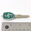 Rotary13B1 Silvia Key Blank - Green Enamel with Chrome Details - Door/Ignition Key