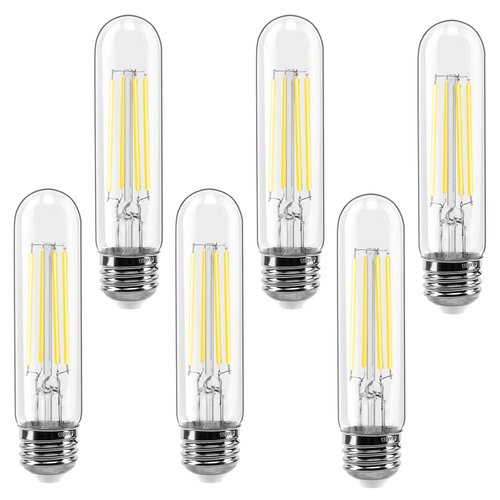 E26 LED Bulb 6W Dimmable, LED Light Bulbs Daylight 5500K E26 Edison Bulb, 700lm Equal 60 Watt AC1...