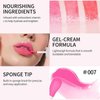 Hydrating Lip Glow Oil, Lip Oil Gloss Transparent Toot Tinted Nourishing Long Lasting Repairing Lightening Lip Lines (RASPBERRY) 0.2 OZ
