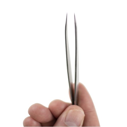 Bianco Brothers Professional Stainless Steel Tweezers | Strong Rust Resistant Tweezers with Ultra Fine Point Design for Precision | Perfect for Facial Hair Removal for Women & Men | Made in USA