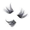 Lash Clusters 9-16mm Individual Lashes Wispy Cluster Lashes Mixed Length Reusable Eyelash Clusters DIY Eyelash Extension Individual Lash Extension Supplies (02-0.07C, 9-16mm)