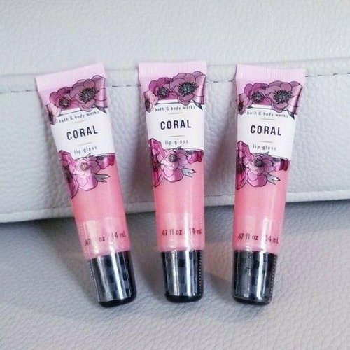 3 CORAL LIP GLOSS SHINE BALM STICK bath body