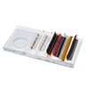 Alluring Eyelash Extension Glass Lash Holder Palette, Lash Tile, Strip Lash Organizer, Eyelash Extension Tools Supplies (1 Lash Palette & 1" Jade Stone)