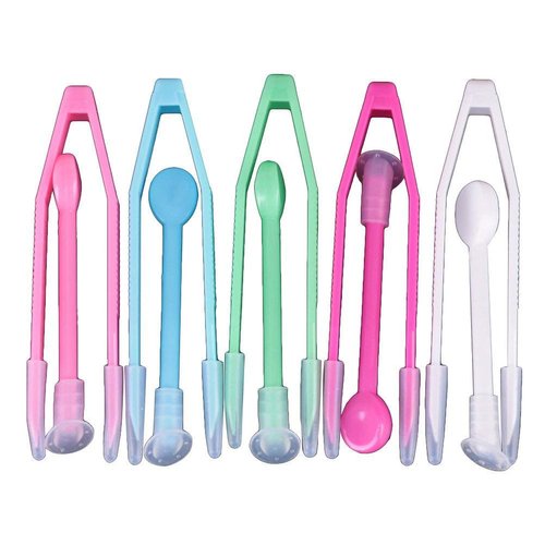 12 Sets Travel Portable Contact Lens Stick Tool Set Lenses Tweezers and Suction Stick for Lens Inserter Remover Not Include with Boxes (Random Color)