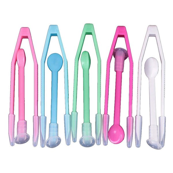 12 Sets Travel Portable Contact Lens Stick Tool Set Lenses Tweezers and Suction Stick for Lens Inserter Remover Not Include with Boxes (Random Color)