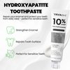 2PCS Hydroxyapatite Toothpastes 10%,Fluoride-Free Toothpaste, Gentle Mint, Fresh Breath, Daily Use for Oral Health 4.23oz (2pcs)
