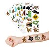 Bigfoot Jungle Temporary Tattoos Sasquatch Theme Birthday Party Decorations Favors Supplies Cute 90 PCS Monster Outdoor Tattoo Stickers Gifts for Boys Girls Kids Class School Prizes Carnival Christmas