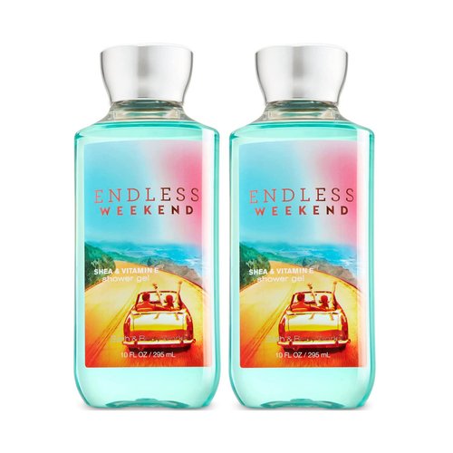 Bath & Body Works Endless Weekend Shower Gel Gift Sets 10 Oz 2 Pack (Endless Weekend) 20 ounces