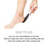 F3 Systems S-Line Emery Foot file, Colossal Double-Sided Pedicure Tool, Effective for Cracked Heel, Ergonomic Design for Easy Grip (2Pcs)