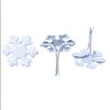 ITROLLE Snowflake Brad 200PCS Snowflakes Shape Split Pins Split Pins Paper Fasteners for Winter Cardmaking Scrapbooking DIY Art Craft Craft Pushpin