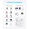 Anker USB C Charger with Foldable Plug, 20W USB C Charger Block for iPhone 16 / 15 and More Series, Galaxy, Pixel, iPad (Cable Not Included, 2 Pack)