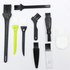 LEZHISNUG Different Style Electric Shaver Cleaning Brushes Razor Cleaner Set Nylon Bristles PP Handle Compatible with Electric Shaver, Trimmer - Set of 9