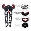- QI HUO JU - Archery Bow Stand Folding Compound Bow Jack Kickstand Wide Limbs Bow Clamp Stands Ground Holder for Outdoor Hunting Shooting Accessories (Standard)