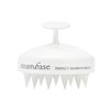 STEAMBASE Perfect Shampoo Brush | Ergonomic Scalp Massager, Scrubber, Exfoliator for Sebum & Dandruff Removal | Soft Silicone Bristles | Dry, Oily, Itchy Scalps, Wet or Dry Hair | White, 1 Count