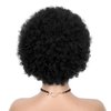 WIGER Short Human Hair Afro Kinky Curly Wigs for Black Women Pixie Cut Curly Wigs Black No Lace Curly Afro Hair African American Wigs Natural Looking 6.5 Inches