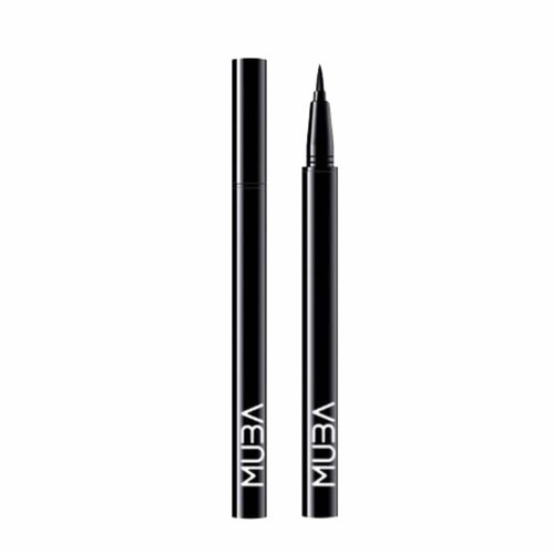 MUBA COSMETICS Black Liquid Eyeliner - Waterproof, Smudge-Proof, Matte Black