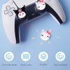 PERFECTSIGHT Cute Thumb Grip Caps for Playstation 4/5, PS5, PS4, Xbox Series X/S, Xbox One, Switch PRO Controller, 4PCS Kawaii Soft Rubber 3D Analog Thumbsticks Grips Joystick Cover Set, Rabbit+Kitty