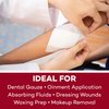 Dealmed 3" x 3" Non-Woven Gauze Sponge - 4-Ply All-Purpose Non-Sterile Gauze Pads, Absorbent Dental Gauze Wound Care Product for First Aid Kit/Medical Facilities, 200 Count (Pack of 2)