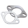 Rwraps Stainless Steel Exhaust Flange 2 Bolt 2 Inch Bolt Exhaust Flange & Gasket Connection Kit 2 Inch/51.8mm
