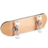 TOPINCN Mini Finger Skateboard, Fingerboard, Finger Skateboards, Wooden Finger Board Sport Training Props in Light Brown with Ball Bearings Wheels Alloy Fingerboards