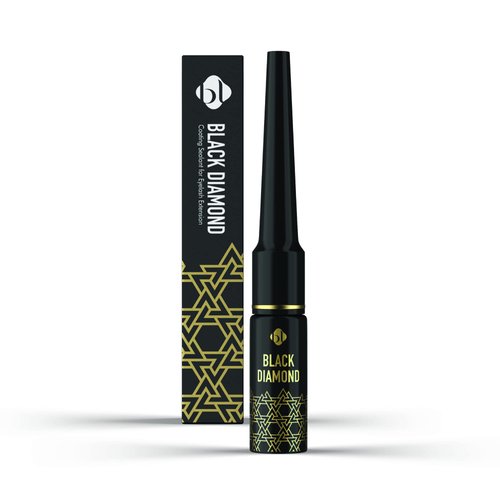 BL Lash Extension Kit | Lash Shampoo 50ml for easy makeup wash for Salon and Home| Crystal Drop Eyelash Mascara brush overnighter coating sealant for lash extensions (7ml) (Black)