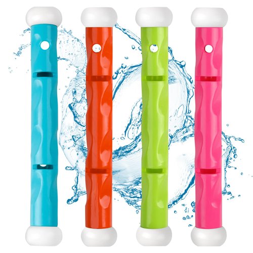 DAJISI 4 PCS Diving Sticks, Sinking Pool Toys Colorful Pool Toys Underwater Throwing Dive Toys for Pool Dive Sticks for Summer Fun Pool Games Diving Training