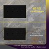 ENERLITES Quad Light Switch Wall Plate, Toggle Switch Plate, Gloss Finish, 4-Gang Mid-Size 4.88" x 8.58", Unbreakable Polycarbonate Thermoplastic, 8814M-BK, Black