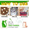 Cat Constipation Treatment, Cat Probiotic Supplements, Constipation Relief for Cats, Promotes Digestive Health, Improve Immunity, Vitamins for Cats with 6 Probiotics 60ml