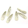 Dofash 20Pcs Snap Hair Clips Hair Grips Metal Hair Clips 5Cm/2In Hair Accessories For Girls (Blonde)