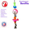 Bonka Bird Toys 1502 Puzzle Pull - Interactive Foraging Parrot Toy, 9"x3", for Small/Medium Birds
