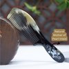 Natural Buffalo Horn Comb, Animal Engrave, Hair Comb, Anti-Static Handmade Pocket Comb, Fine Tooth, Gift, Accessories For Men Women Mom Wife Daughter Mother Day's, Birth Day
