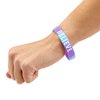 Juvale 36 Pack Inspirational Rubber Bracelets, Motivational Silicone Wristbands, Tie Dye Party Favors for Kids and Adults