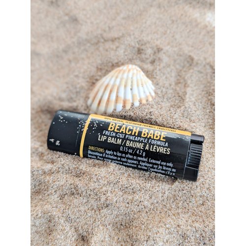 Walton Wood Farm Lip Balm Trio (Beach Babe) Pineapple Flavor 100% All-Natural, Vegetarian Friendly, and Paraben-Free