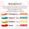 WSAKOUE Pull Up Bands, Resistance Band, Pull Up Assistance Band Exercise Resistance Bands for Body Stretching, Powerlifting, Resistance Training