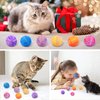 Retro Shaw Catnip Toys, Catnip Balls with Bell, Cat Toys with Silvervine and Catnip, Catnip Toys for Cats, Cat Toys for Indoor Cats, Cat Chew Toy, Cat Nip Toys for Cats Kittens Kitty, 6 Pack