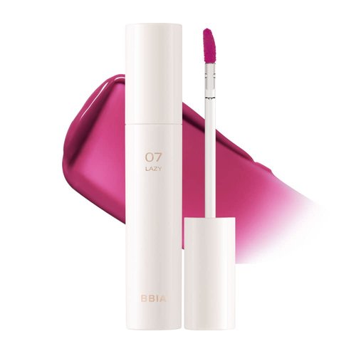 BBIA Glow Lip Tint – Lip Plumping, Volume Up Glossy Lip Stain, Naturally Moisturize, Lightweight, Long-Lasting, Vivid Color, Comfortable Glowy Texture, Non-Sticky, Non-Dry, 3.2g (#07 LAZY)