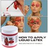 Liquid Latex Fashions Ammonia Free Liquid Latex Body Paint - 4oz Red