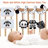 Baby Spiral Hanging Stroller and Car Seat Toys for Babies 0-6 Months Newborn Plush Activity Toys for Bed Bassinet Crib Baby Carrier Gifts (owl)