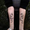 Oottati 6 Sheets Black Flying Dragon Claw Totem Arm Temporary Tattoo Stickers Fake Tattoos That Look Real and Last Long