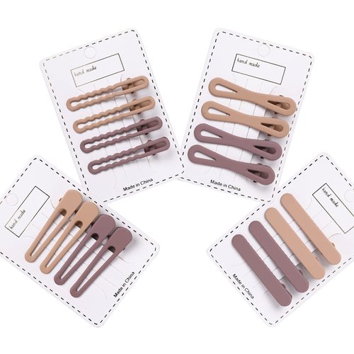 16PCS Metal Duck Bill Hair Clips for Women,no Slip Make Up Hair Clips Hair pins for Women and Girls by Yerpkefey (light coffee)
